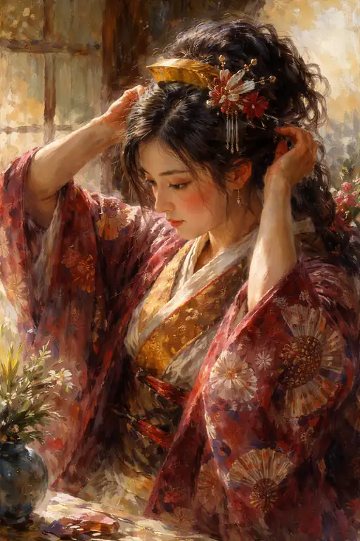 紅と金の躍動