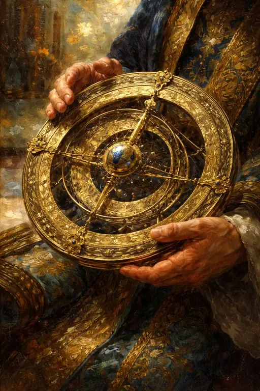 Wisdom Holding the Golden Astrolabe