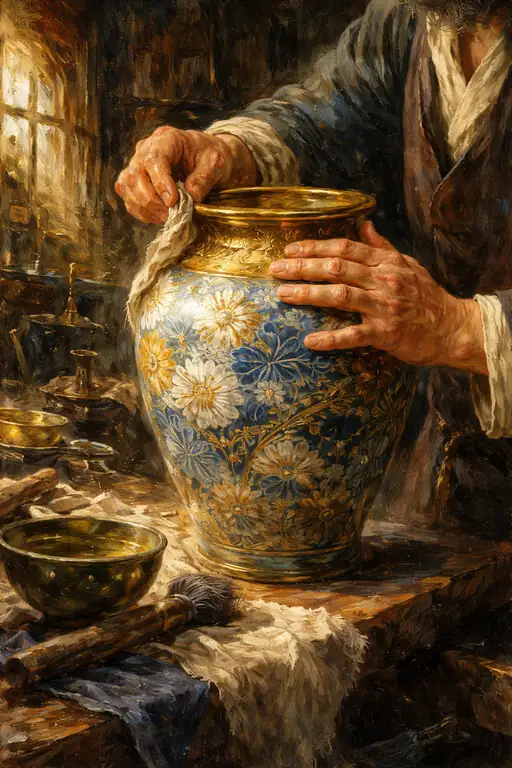 The Master's Touch: Awakening the Azure Bloom