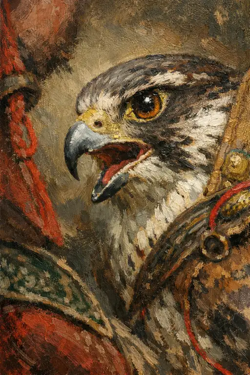 Gaze of the Apex: The Fierce Will of the Wild Raptor