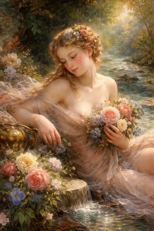 Slumber Within the Floral Utopia