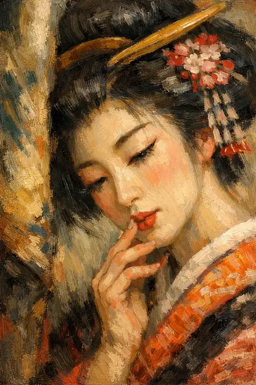 浮世に秘めたる紅の情炎