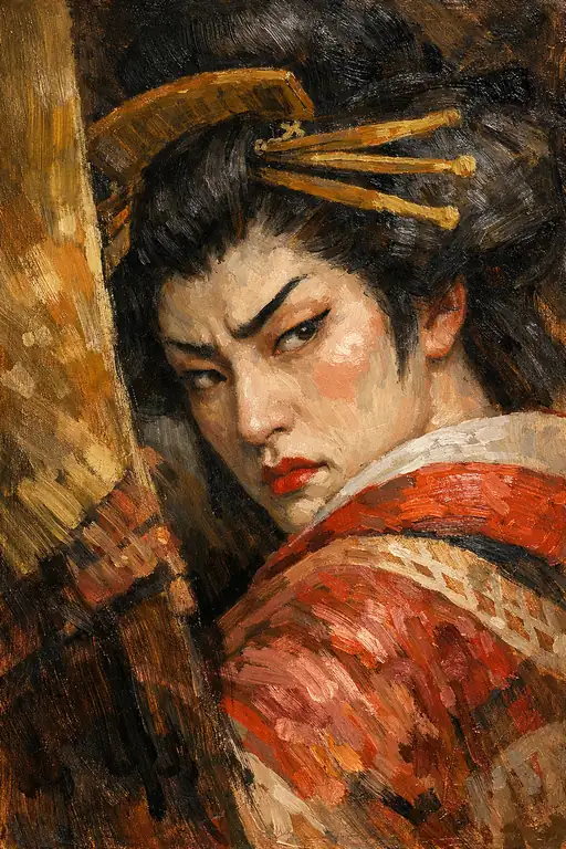 射抜く瞳、紅蓮の覚悟