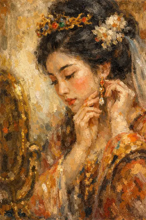 Reflection of the Crowned Elegance