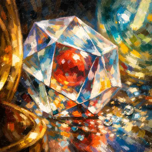 The Beating Red Heart Within the Crystal Prism