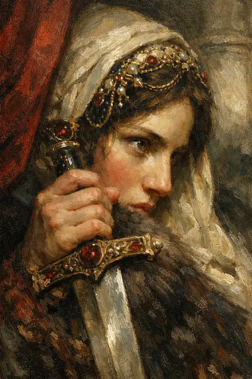 The Warrior Queen: Radiance Forged in Steel and Gems
