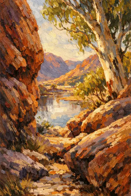 Echoes of the Ochre Canyon