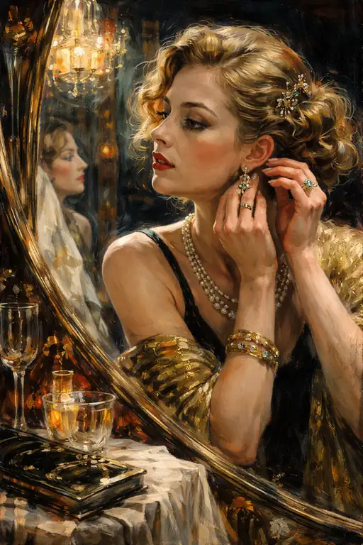 Reflections of a Gilded Soul