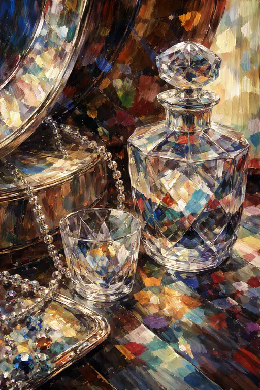 Dancing Light within the Crystal Heart
