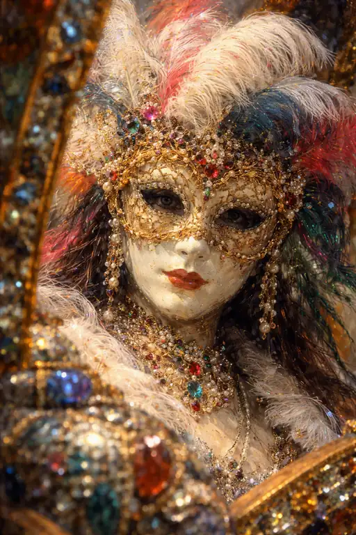 金色のヴェールの背後にある囁き