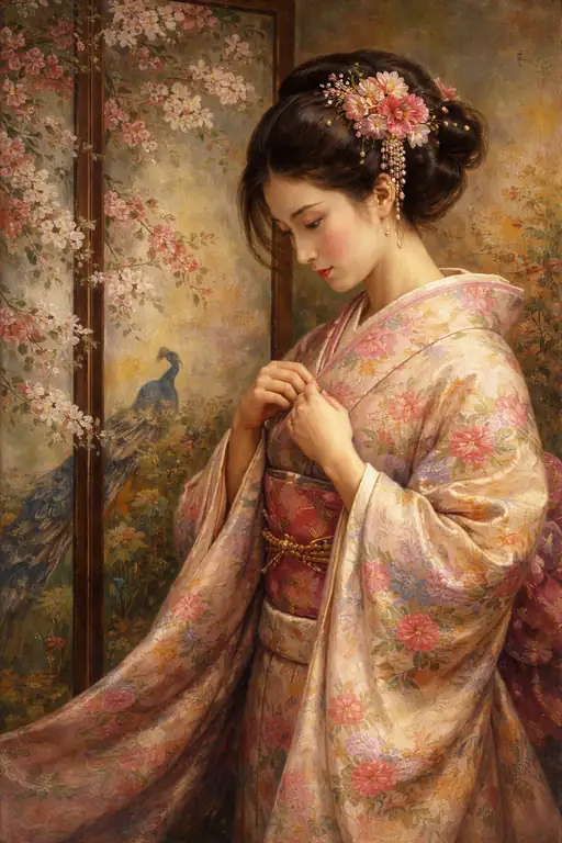 A Dream Woven in Sakura and Silk