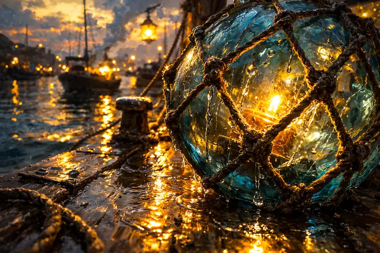 Nostalgia in the Twilight Harbor