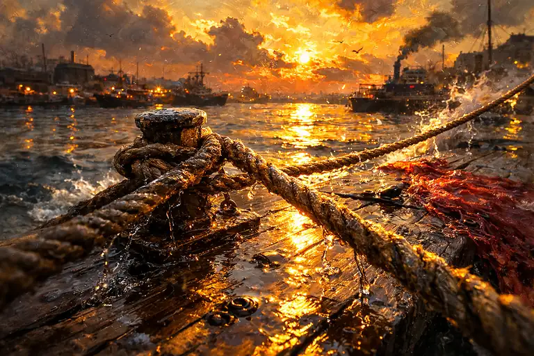 The Sigh of a Day Sinking in Golden Waves