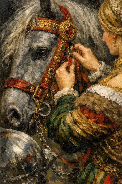 A Noble Bond of Silver Adorned with Glory