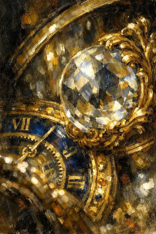 刹那と永遠の交差：瑠璃の刻と黄金の煌めき
