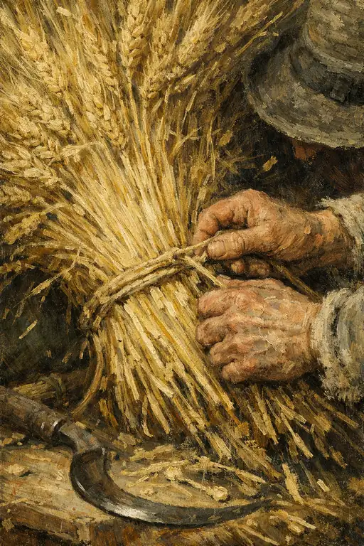The Golden Harvest: Hands that Cradle the Earth's Bounty