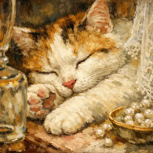 まどろむ肉球と陽だまりの夢