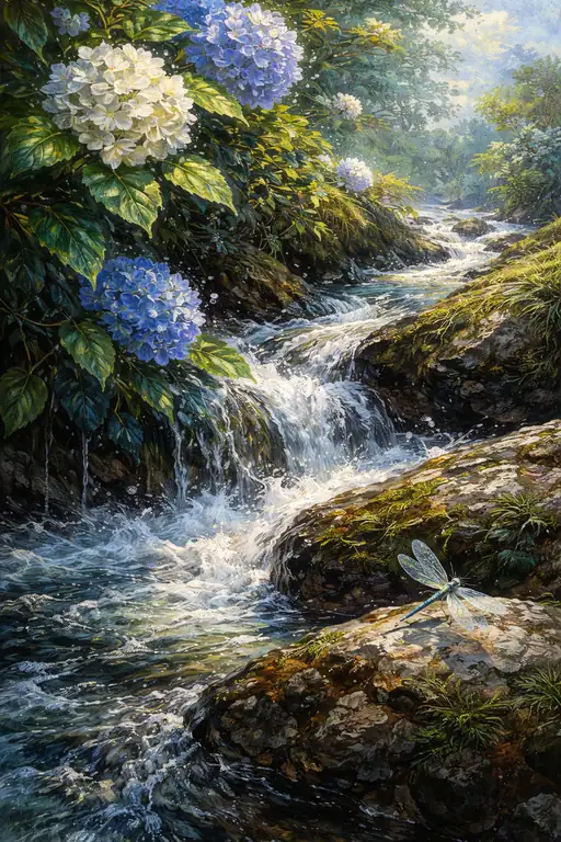 苔むす渓流のささやき