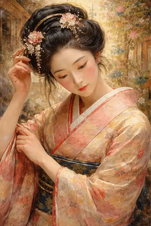 柔らかな光に溶けるうたかたの美