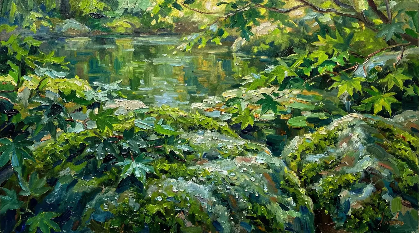 Emerald Embrace of the Deep Woods