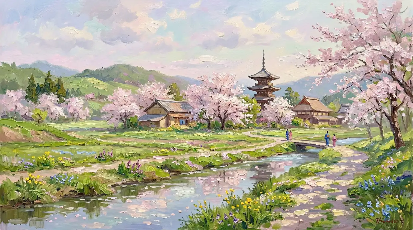 A Symphony of Petals and Prayer