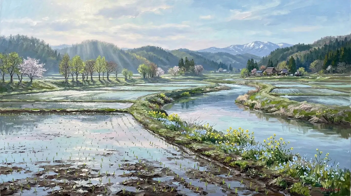 Spring Whispers in the Valley