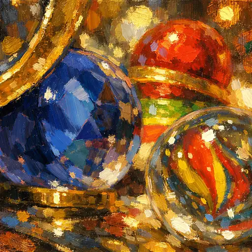 Dancing Lights in the Crystal Void