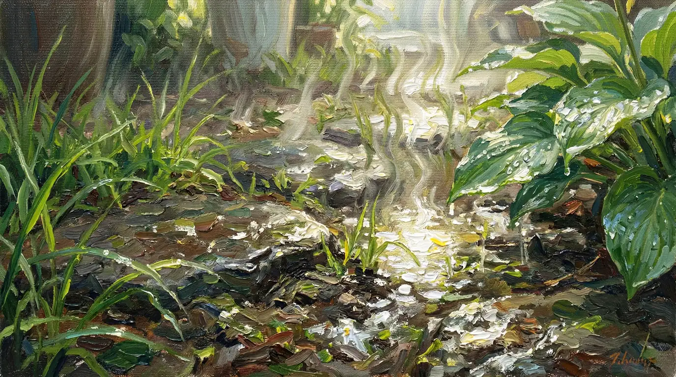 Tears of the Rain on the Forest Floor