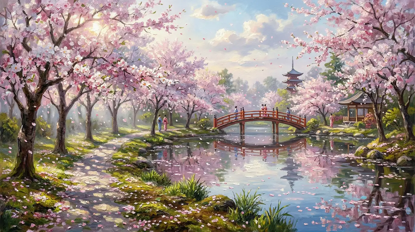 春の儚き抱擁