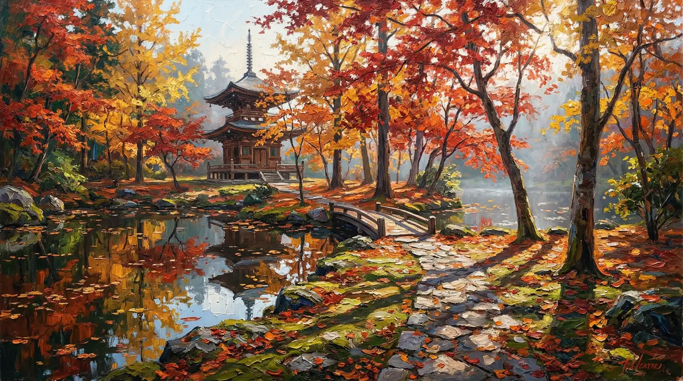 秋色に染まる深紅の交響曲