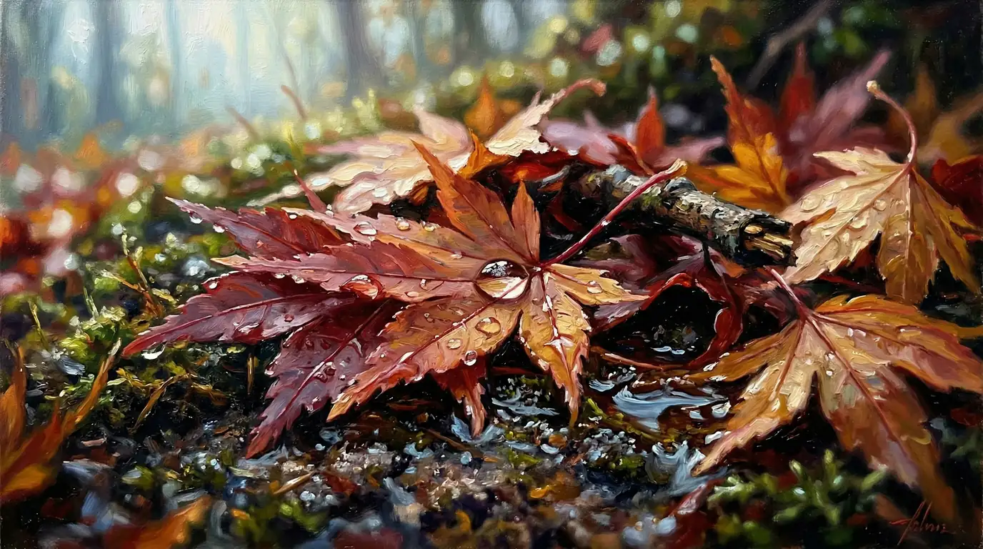 Dewdrops on a Dying Flame
