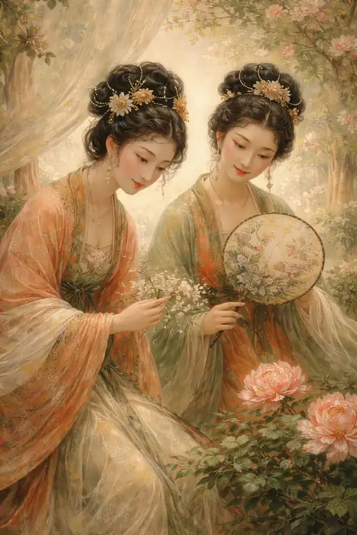 百花の王と舞う、優雅なる追憶
