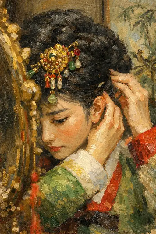 Echoes of Antiquity in Jade and Red