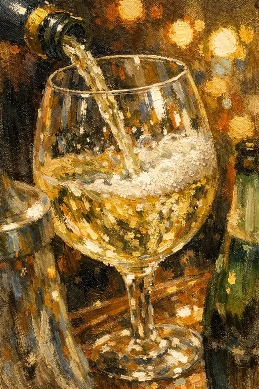 Effervescent Joy in Golden Hues
