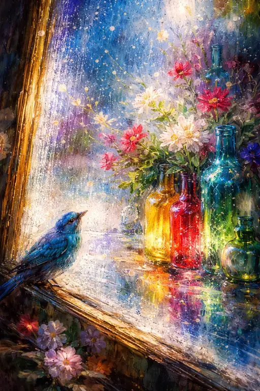 春の窓辺がささやく時