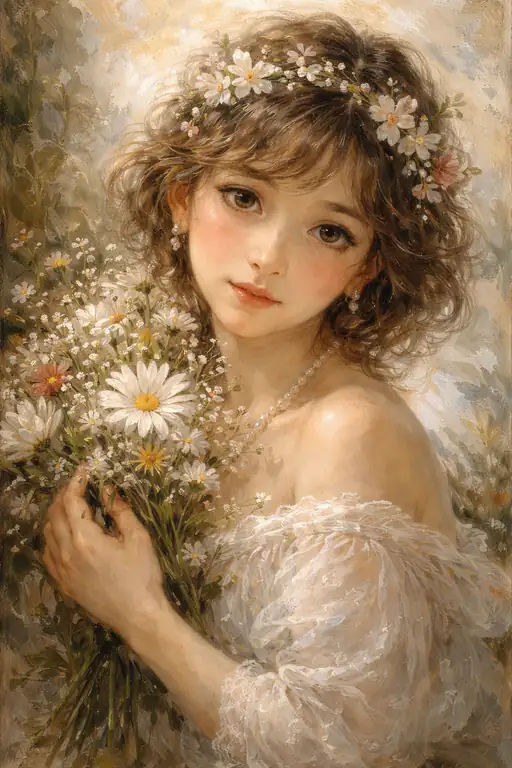 Whispering White Daisies