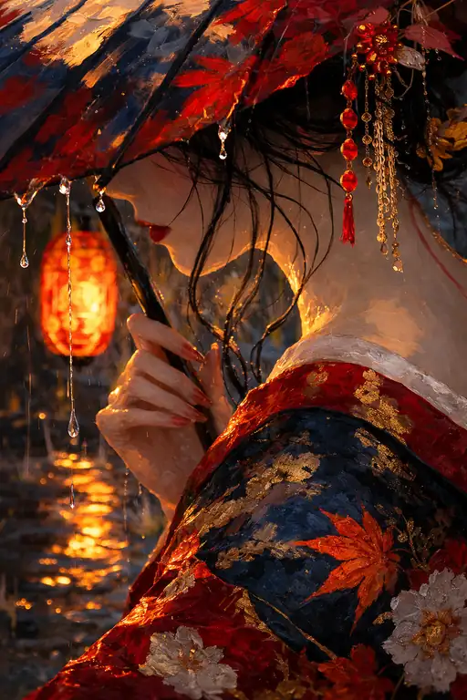 黄金の雨宿りがもたらす幻想