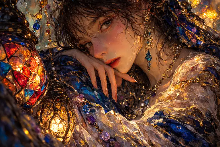 Gaze of the Mosaic Night