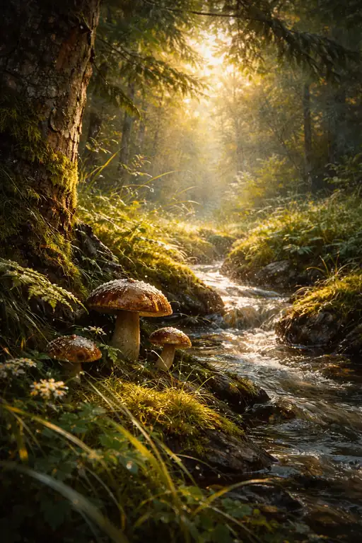 Morning Breath of the Emerald Woods