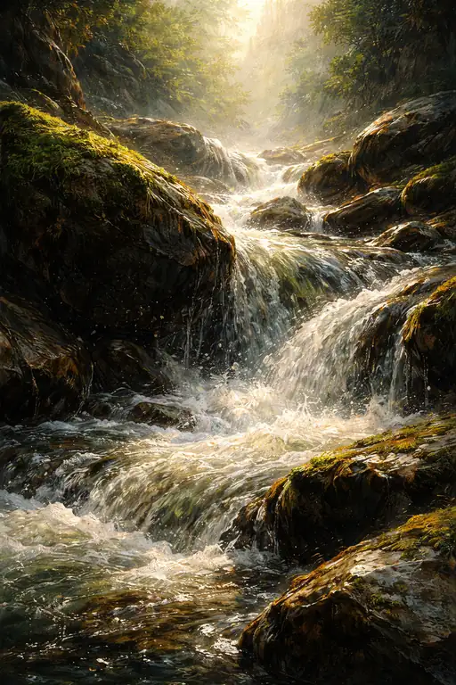 Rhythm of the Woodland Stream