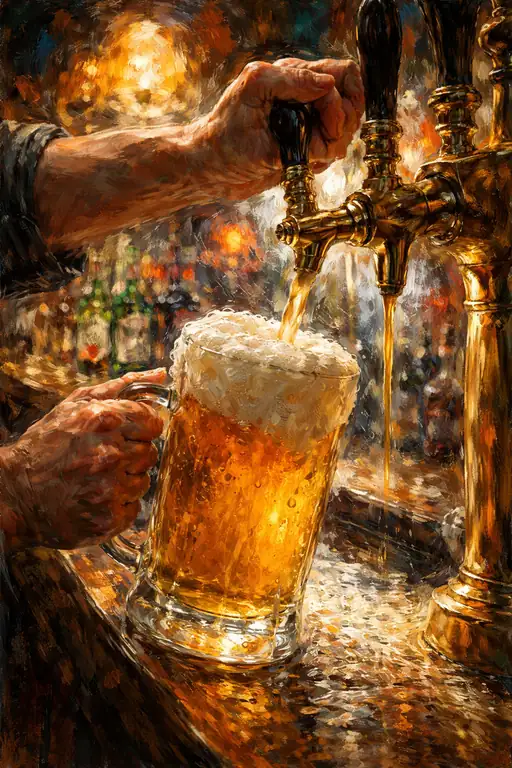 Golden Glow of the Tavern
