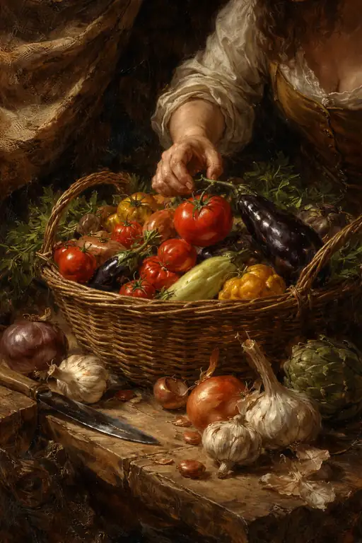 Bounty of the Rustic Wicker