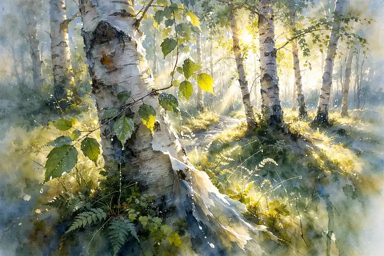 Serenity's Gentle Flow in the Morning Light