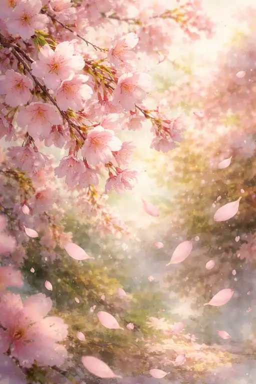 舞い散る花びらの優しいワルツ