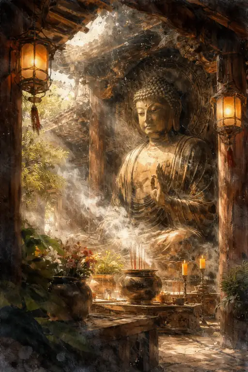 Incense and the Ray of Divine Light
