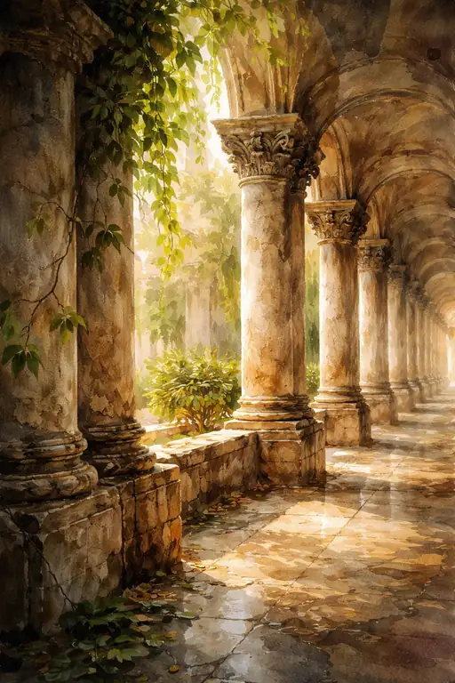 Sunlit Echoes in the Corridor