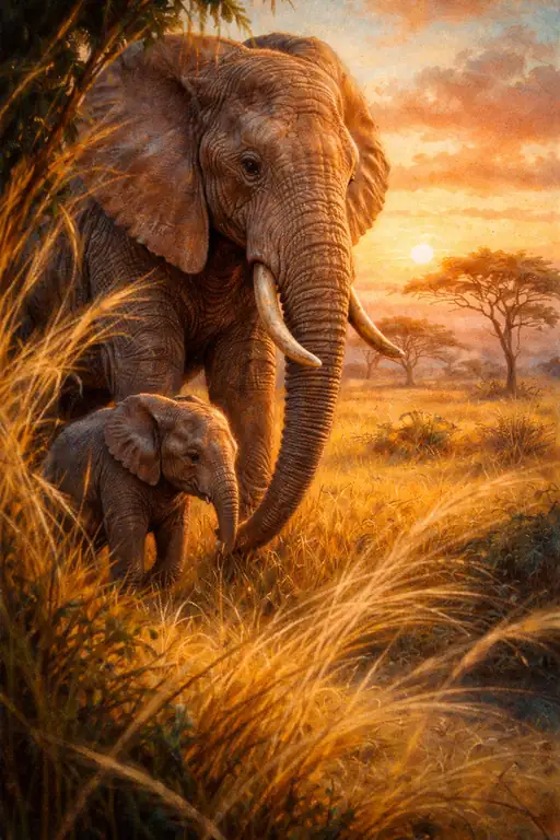 Golden Bonds Under the Savanna Sun