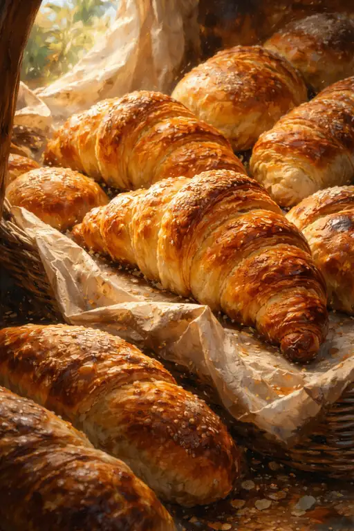 Morning Gold: The Flaky Temptation