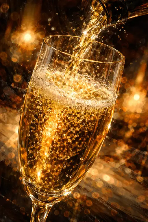 Effervescent Golden Celebration