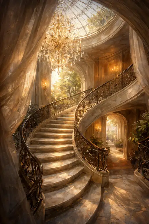 Golden Ascent to the Heavens